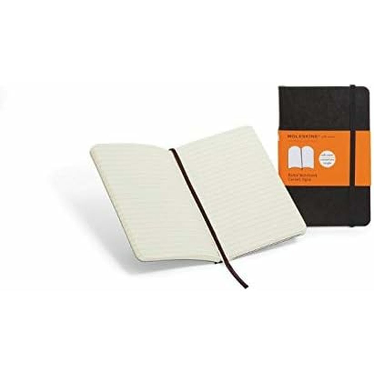 Notebook Moleskine 978-88-8370-722-3 19 x 25 cm Black