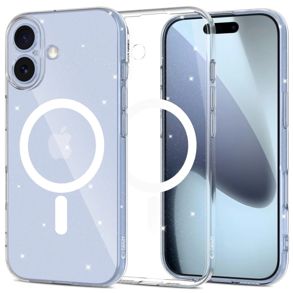 Etui Tech-Protect FlexAir MagSafe do Apple iPhone 17 Glitter