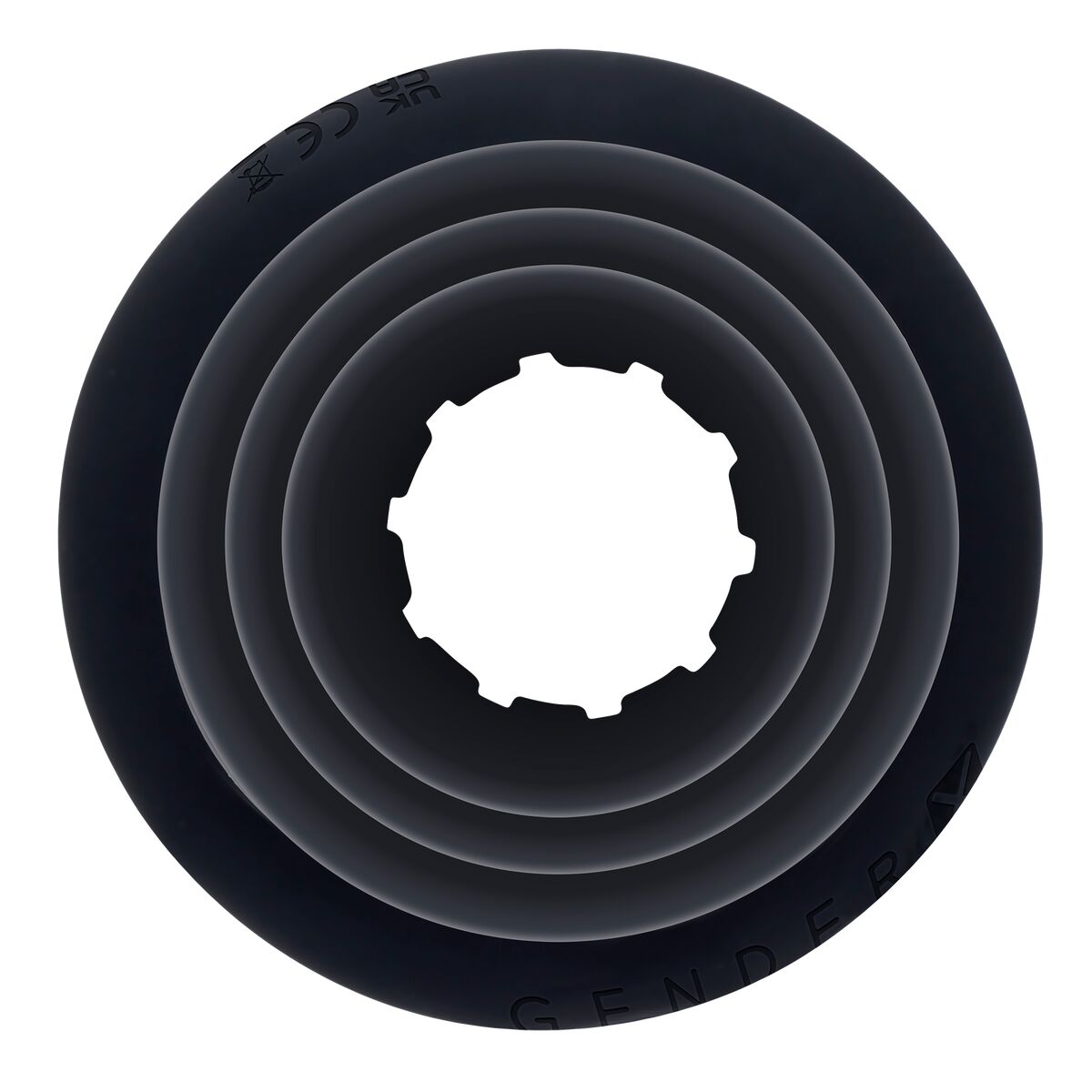 Vibrating Butt Plug Evolved Gender X Black