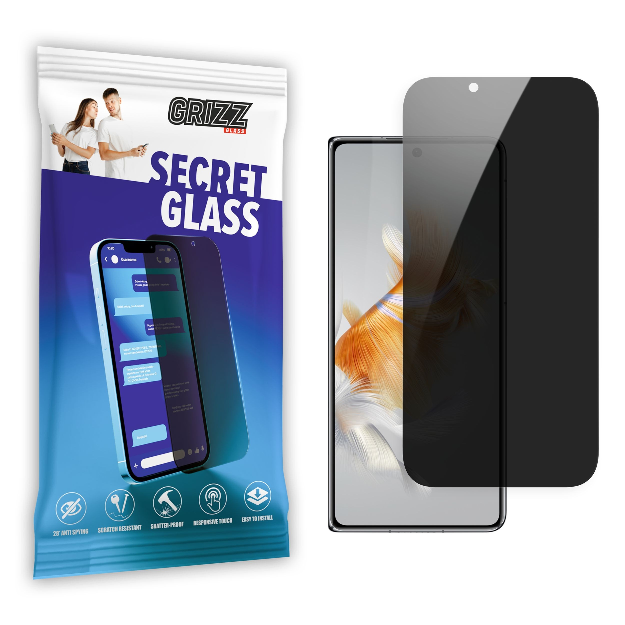 GrizzGlass SecretGlass Huawei Mate X3