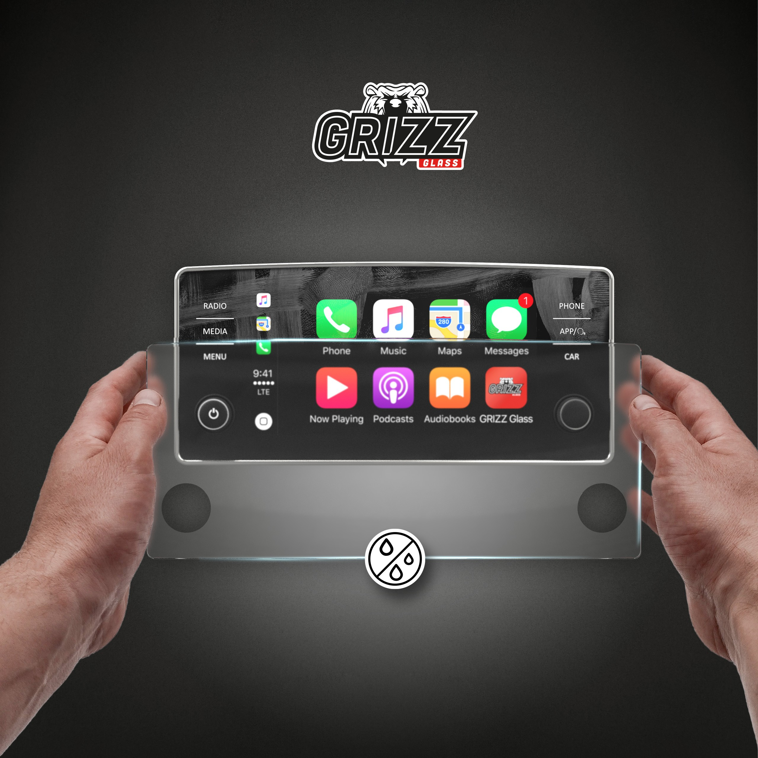 GrizzGlass CarDisplay Protection Skoda Scala 8 inch Bolero