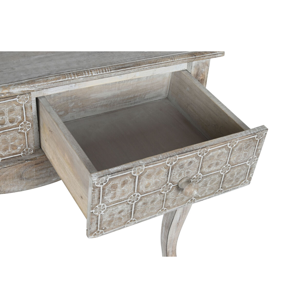 Occasional Furniture DKD Home Decor White Brown Mango wood 91 x 42 x 81 cm
