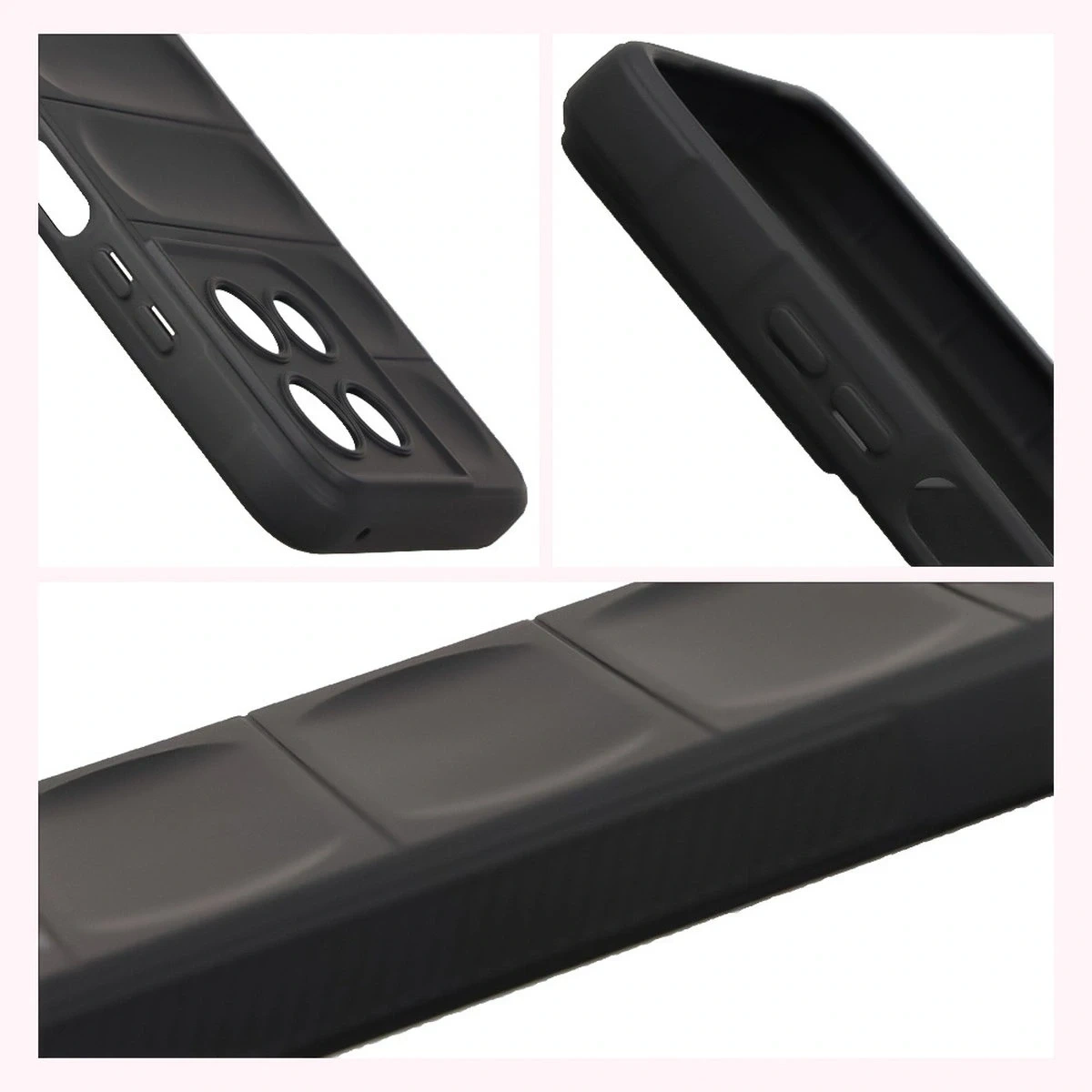 Pancerne etui Bizon Case Tur do Motorola Moto G57 Power / G67 Power czarne