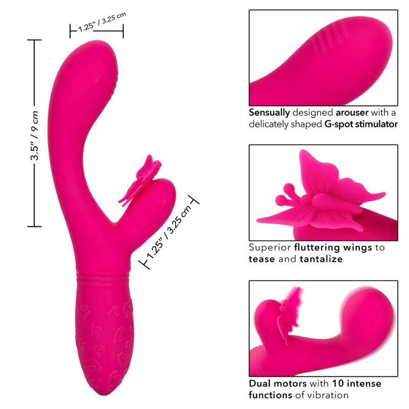 CALIFORNIA EXOTICS BUTTERFLY KISS FLUTTER PINK