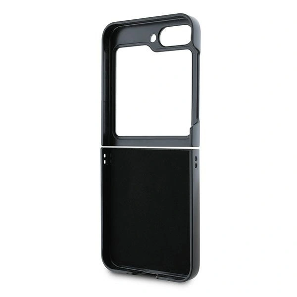 Case Karl Lagerfeld KLHCZF6PGKSKIHK Samsung Galaxy Z Flip6 Saffiano Monogram black/black