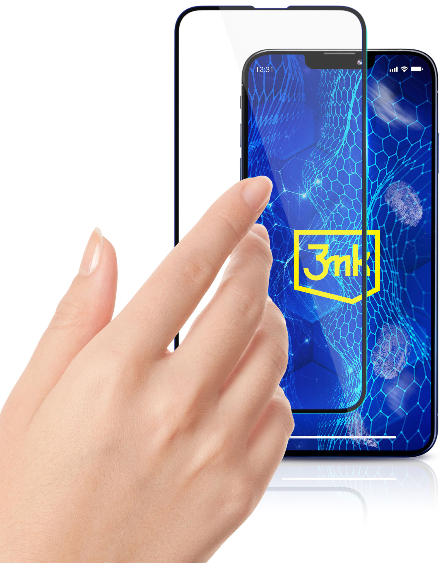 3MK HardGlass Max Lite Samsung Galaxy Z Fold 3 5G black Front Display