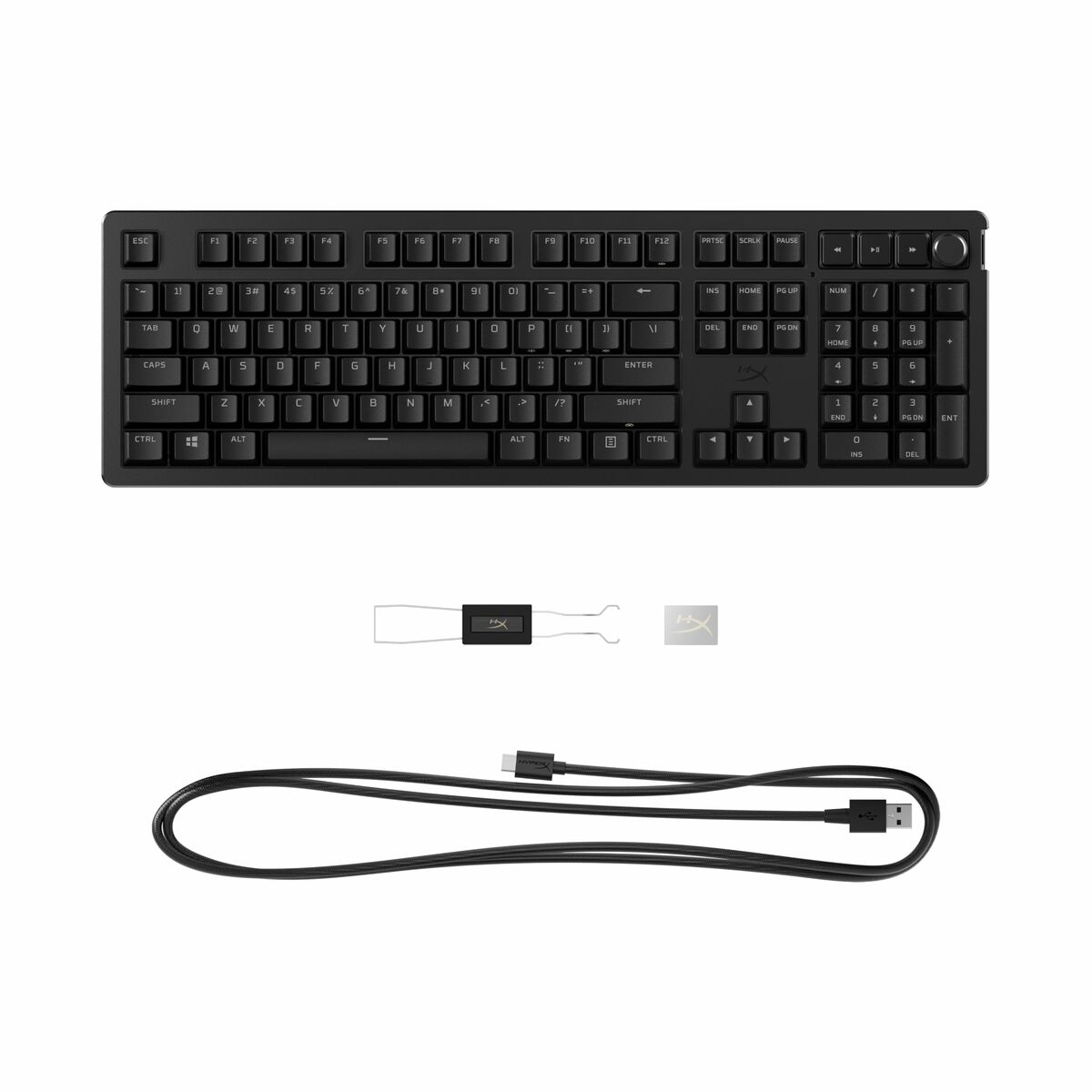 Keyboard HyperX 7G7A3AA#ABE Black Keyboard HyperX 7G7A3AA#ABE Black