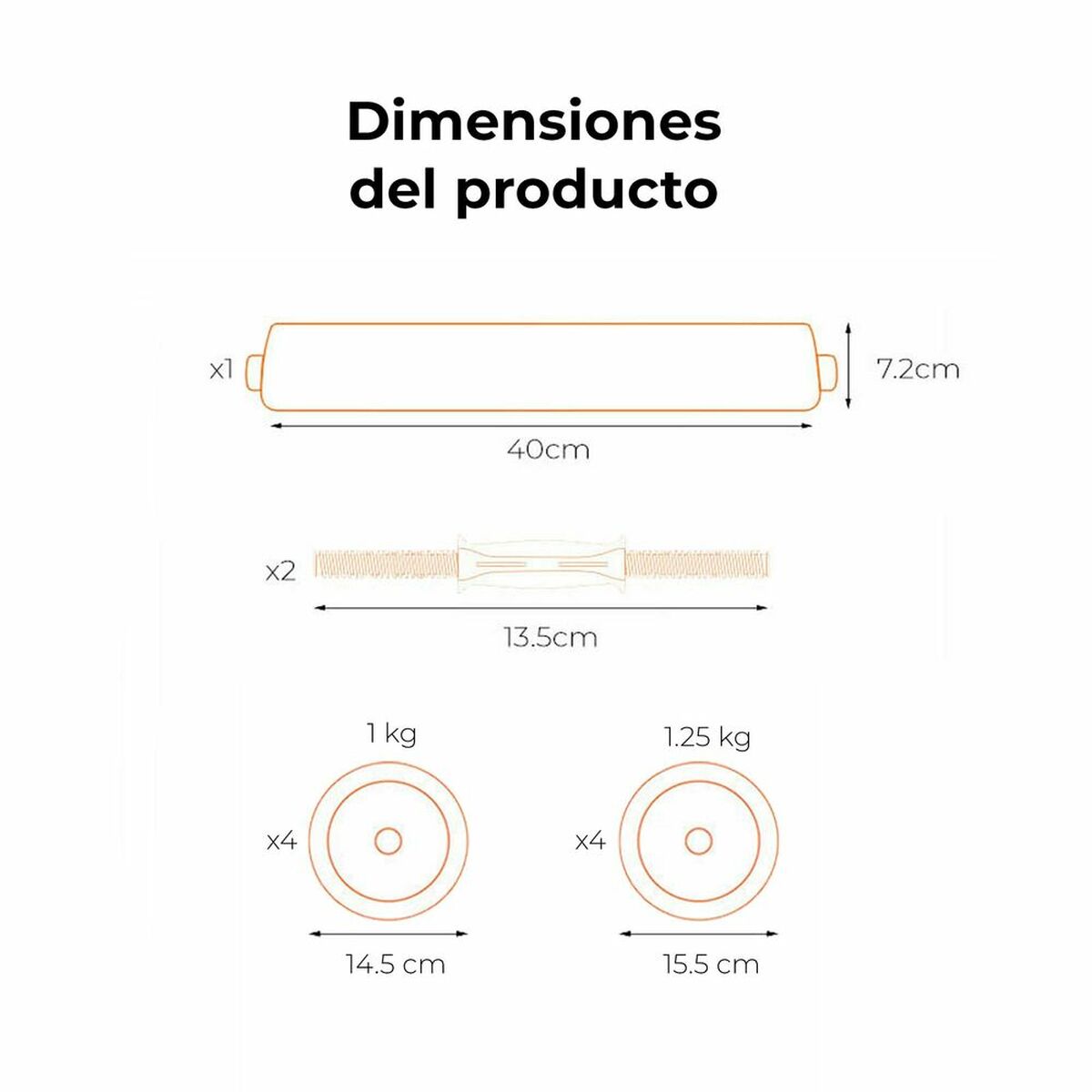 Dumbbells Xiaomi FED 10 kg 10 kg Dumbbells Xiaomi FED 10 kg 10 kg