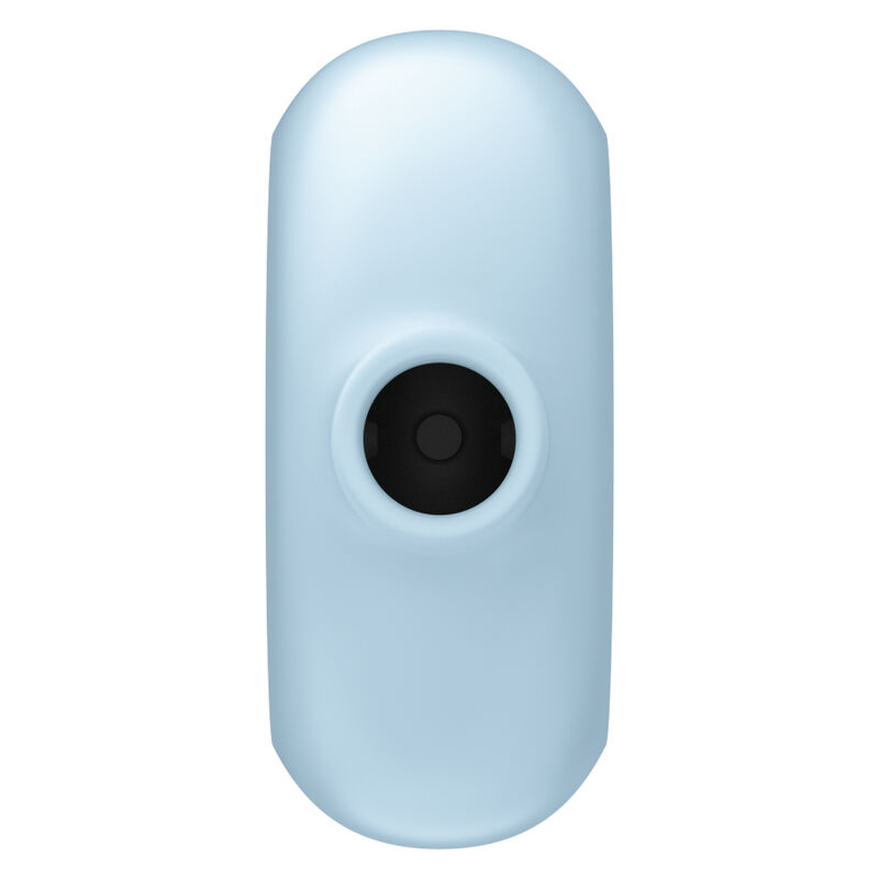 SATISFYER PRO TO GO 3 DOUBLE AIR PULSE STIMULATOR & VIBRATOR - BLUE