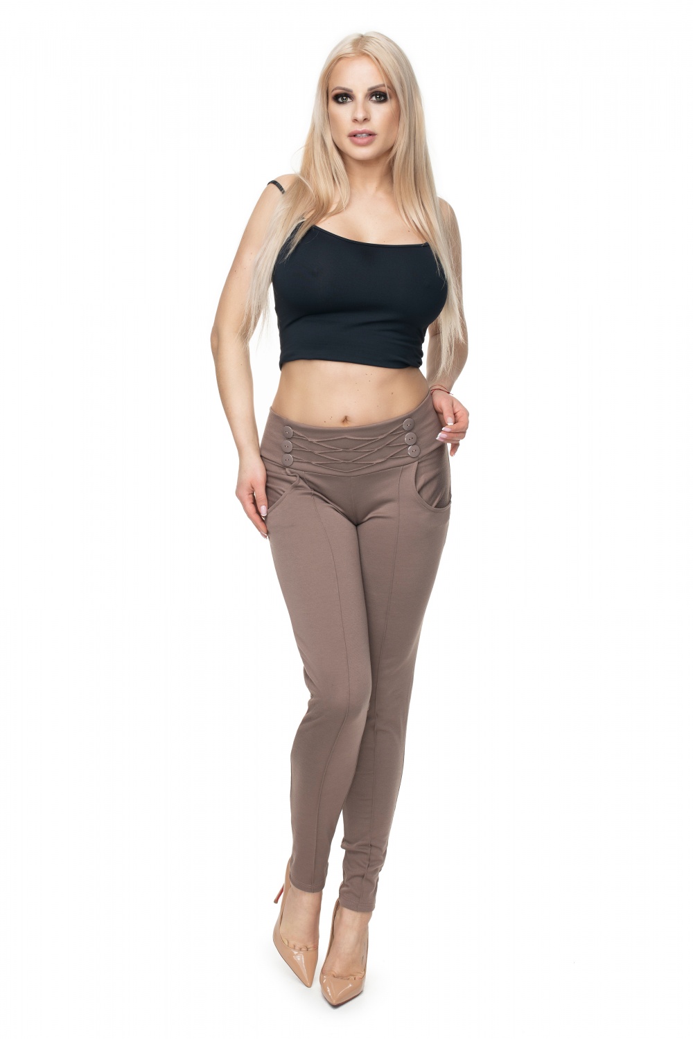  Trousers model 131926 PeeKaBoo  beige