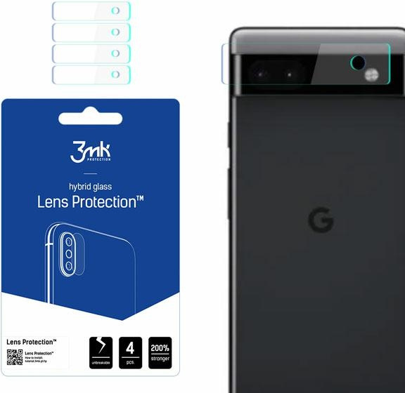 3MK Lens Protection Google Pixel 6a [4 PACK]