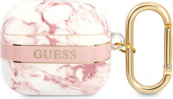 Guess GUA3HCHMAP Apple AirPods 3 pink Marble Strap Collection