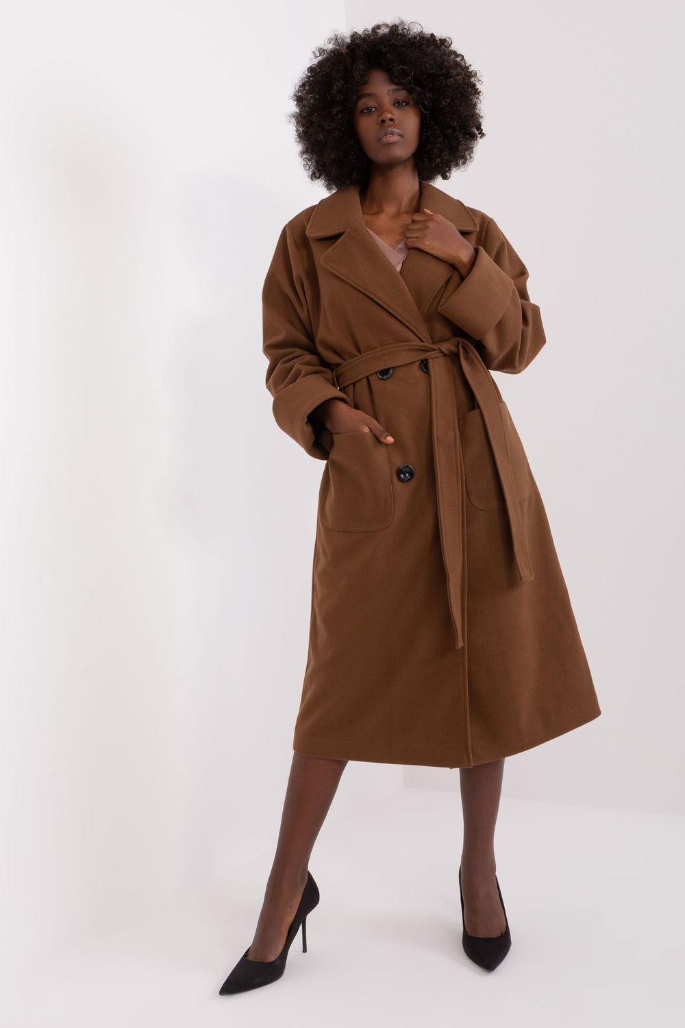  Coat model 191141 Lakerta  brown