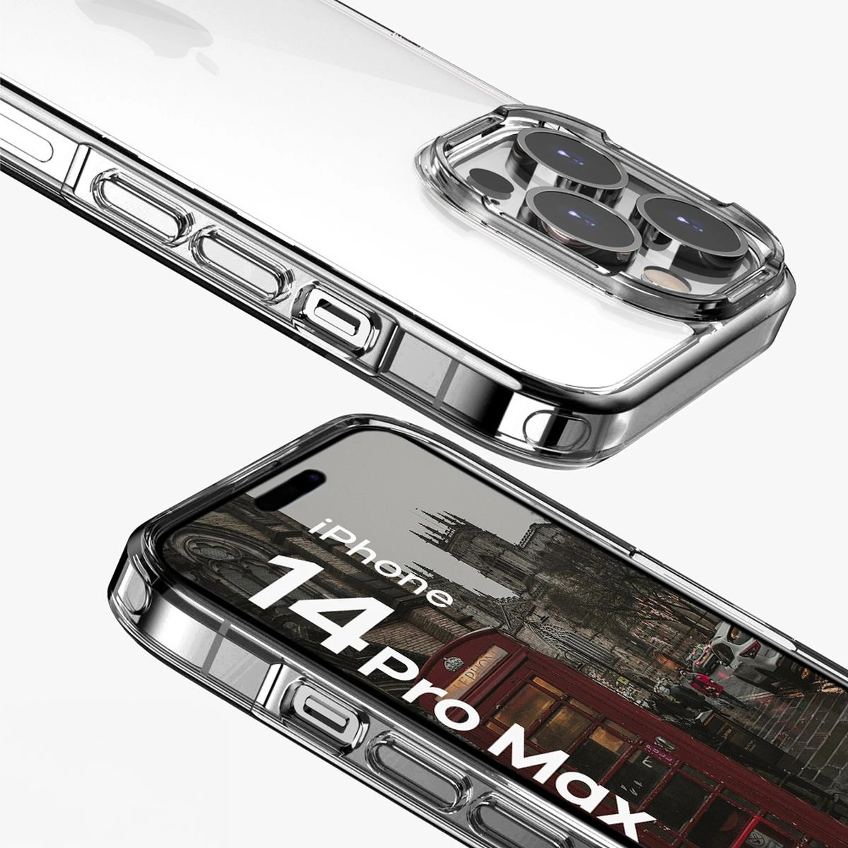 Bizon Case Halo for Apple iPhone 14 Pro transparent
