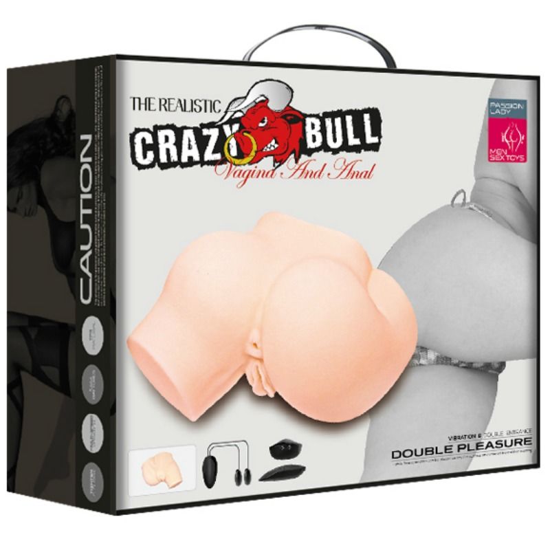 CRAZY BULL - REALISTIC ANUS AND VAGINA WITH VIBRATION DOUBLE PLEASURE CRAZY BULL - REALISTIC ANUS AND VAGINA WITH VIBRATION DOUBLE PLEASURE