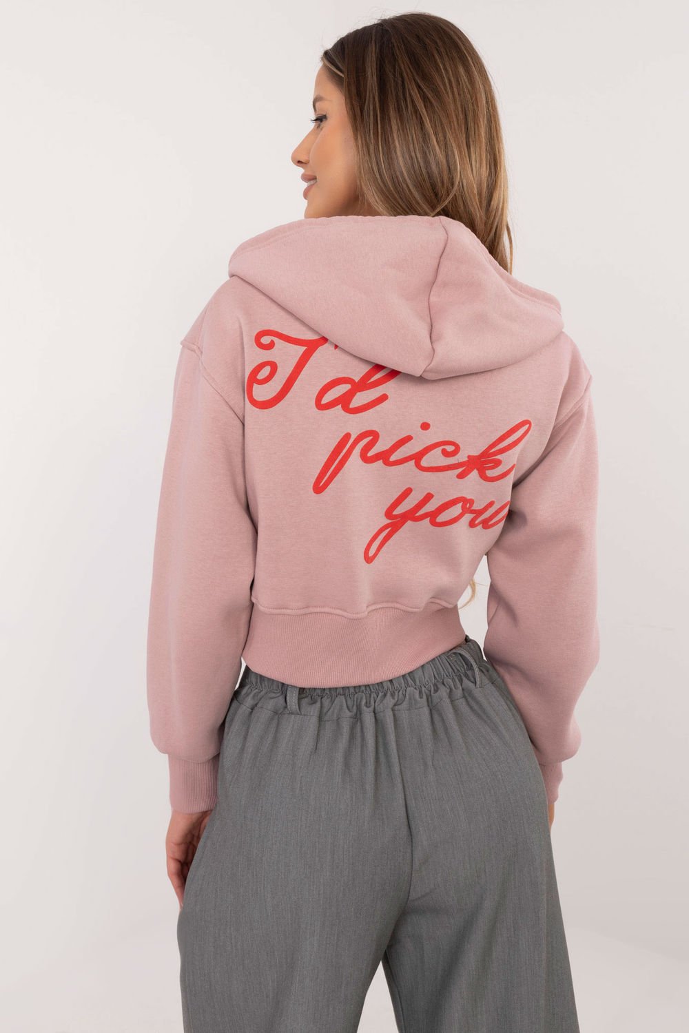  Sweatshirt model 204418 Factory Price  pink