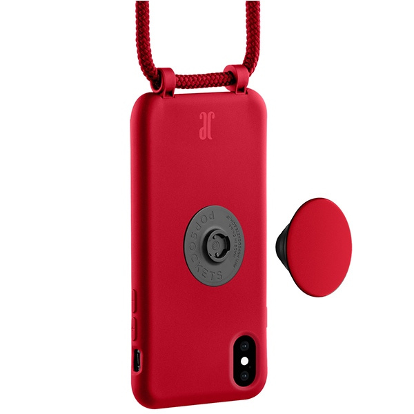 Just Elegance PopGrip Apple iPhone XS/X cyber red 30016