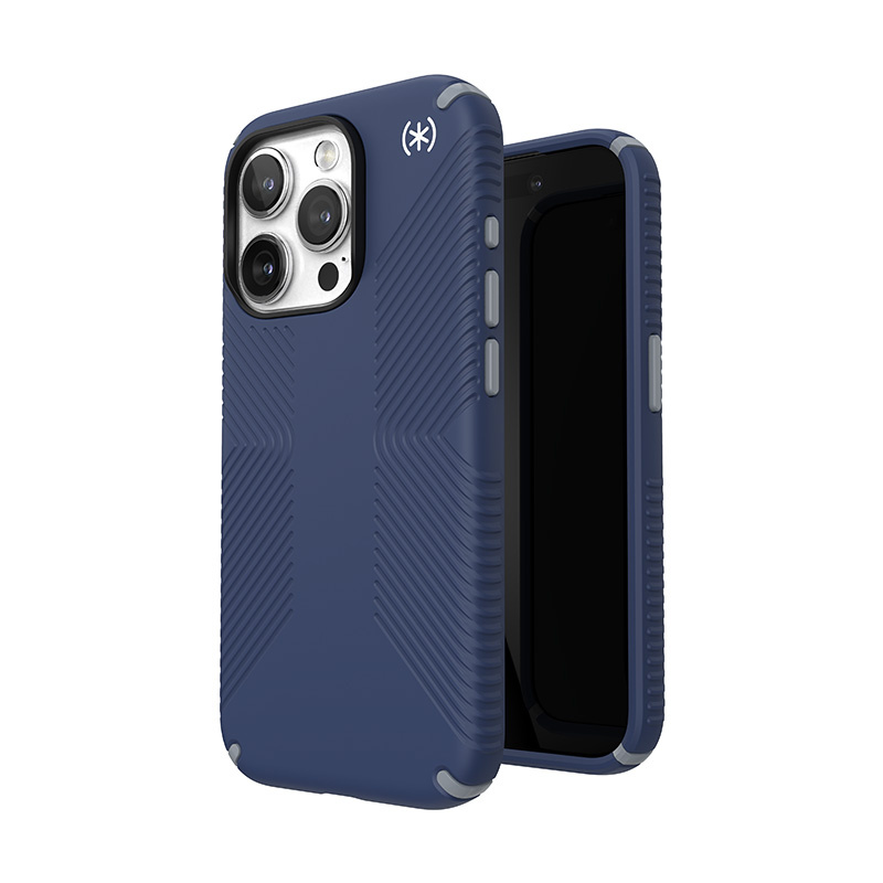 Speck Presidio2 Grip MagSafe Apple iPhone 15 Pro (Coastal Blue/Dustgrey/White)