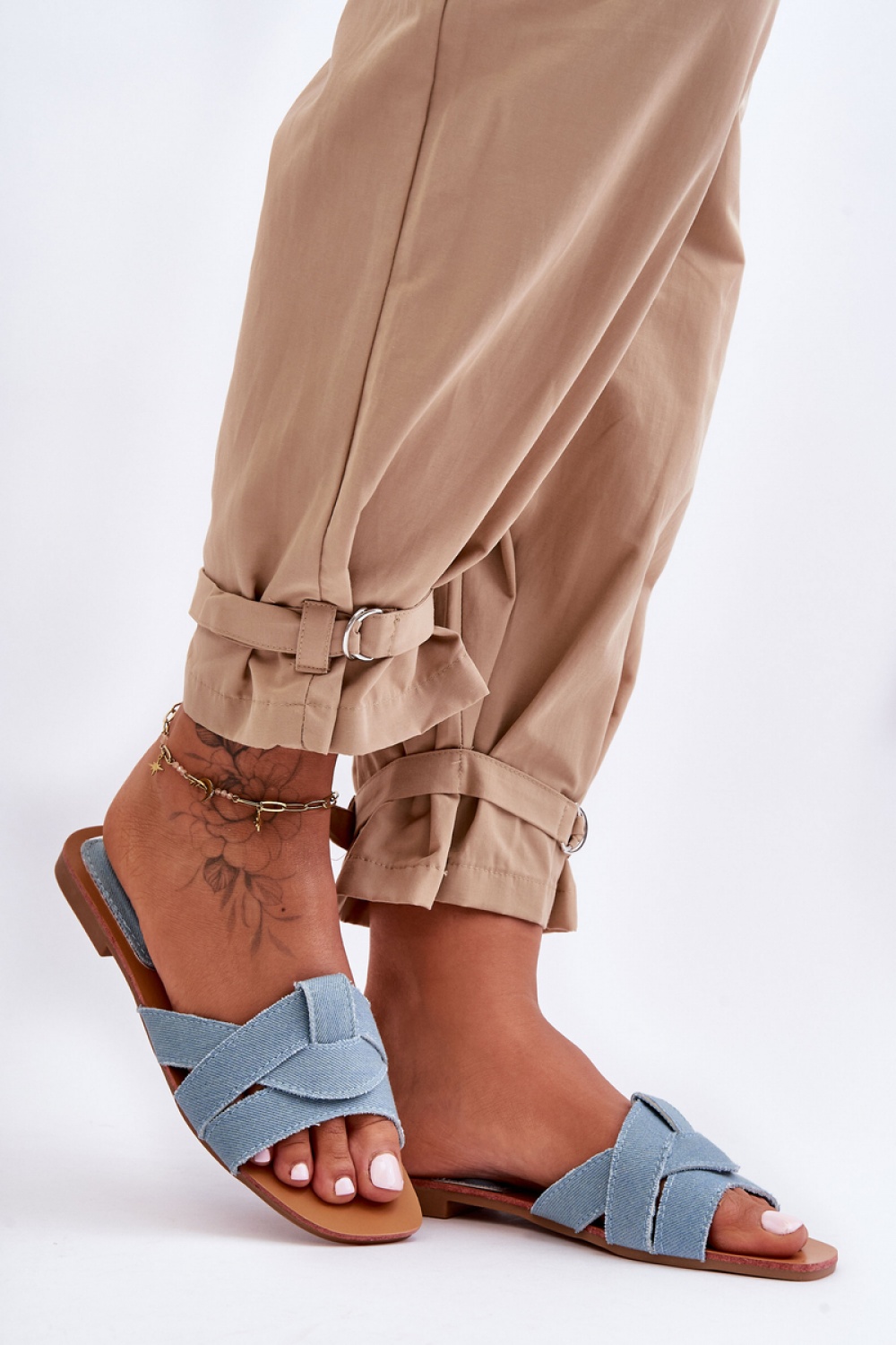  Flip-flops model 183491 Step in style  blue