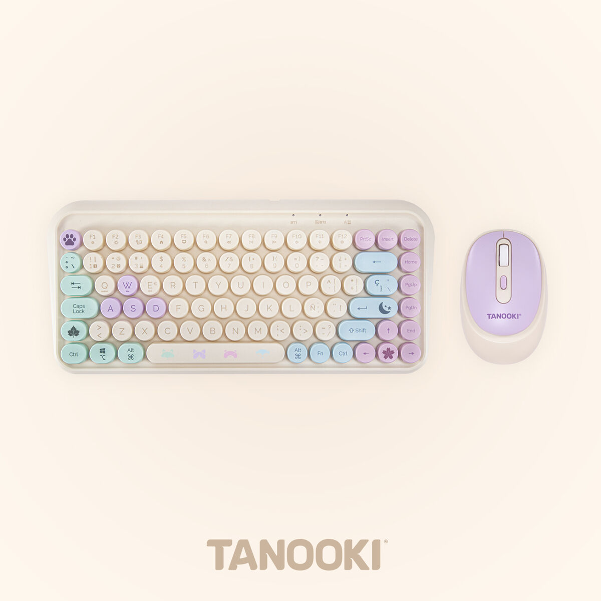 Keyboard and Mouse FR-TEC TNK4001 QWERTY
