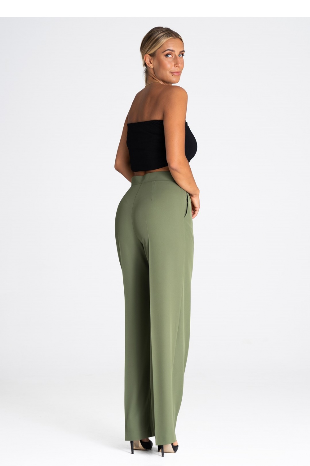  Trousers model 185076 Figl  green