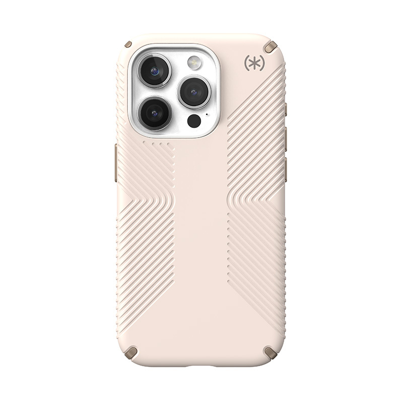 Speck Presidio2 Grip Apple iPhone 15 Pro (Bleached Bone/Heirloom Gold/Hazel Brown)