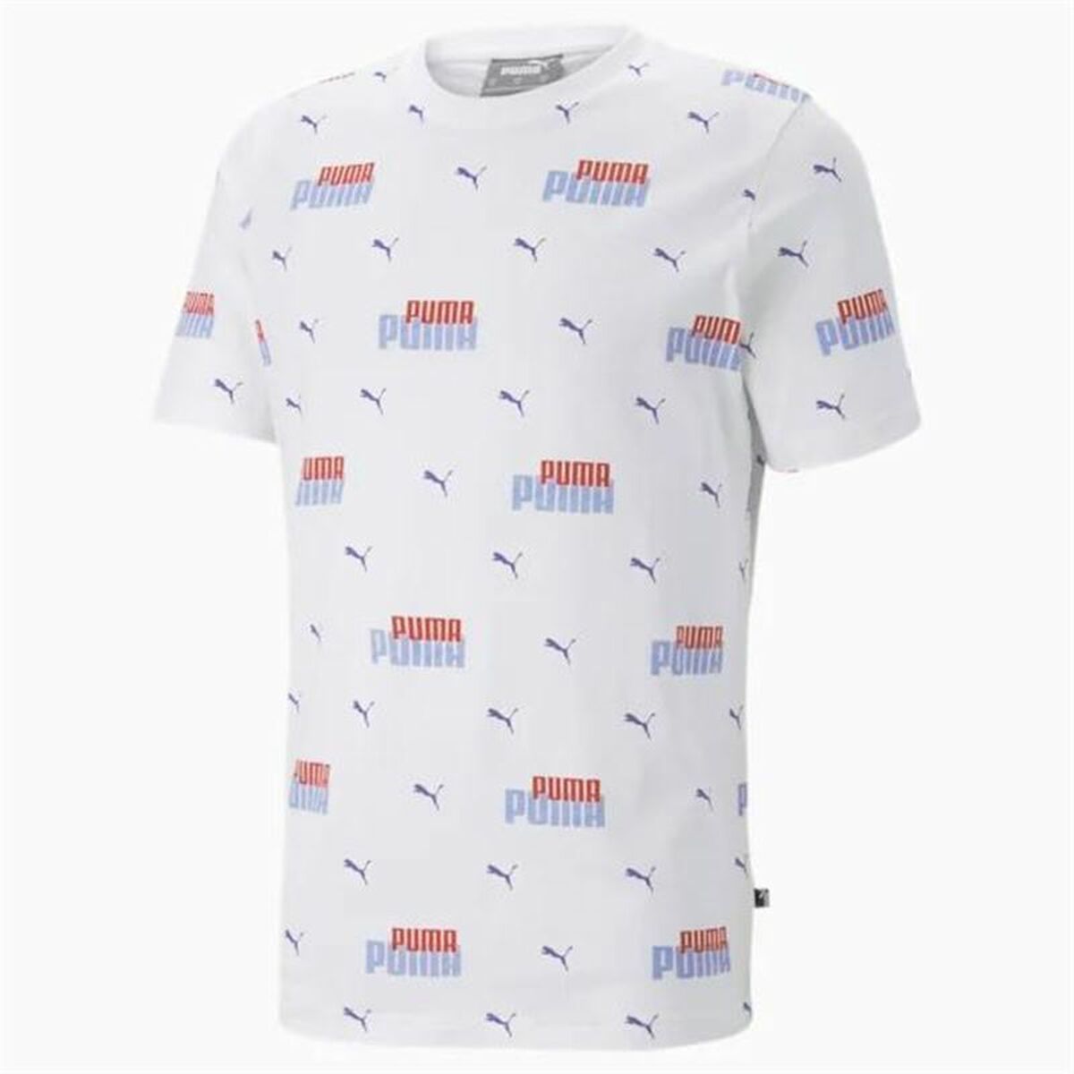 T-shirt Puma Ess+ Logo Power White Unisex T-shirt Puma Ess+ Logo Power White Unisex
