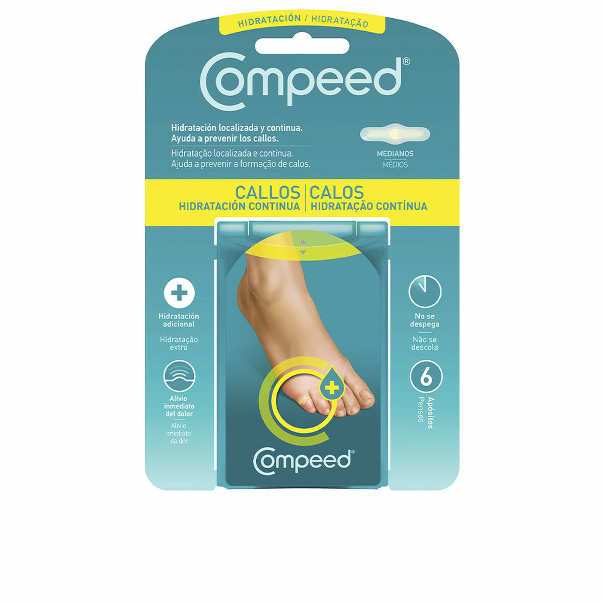 Opatrunki na Odciski Compeed Nawilżający 6 Sztuk
