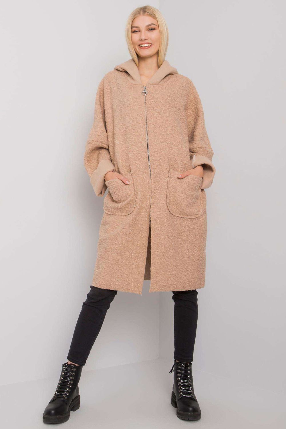  Coat model 159760 Och Bella  beige