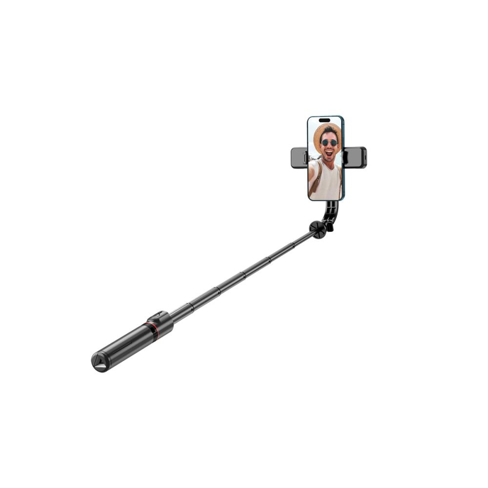 Tech-Protect L05s Wireless Selfie Stick Tripod & Led Light Black