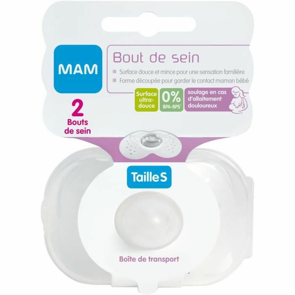 Nipple shield MAM Silicone S