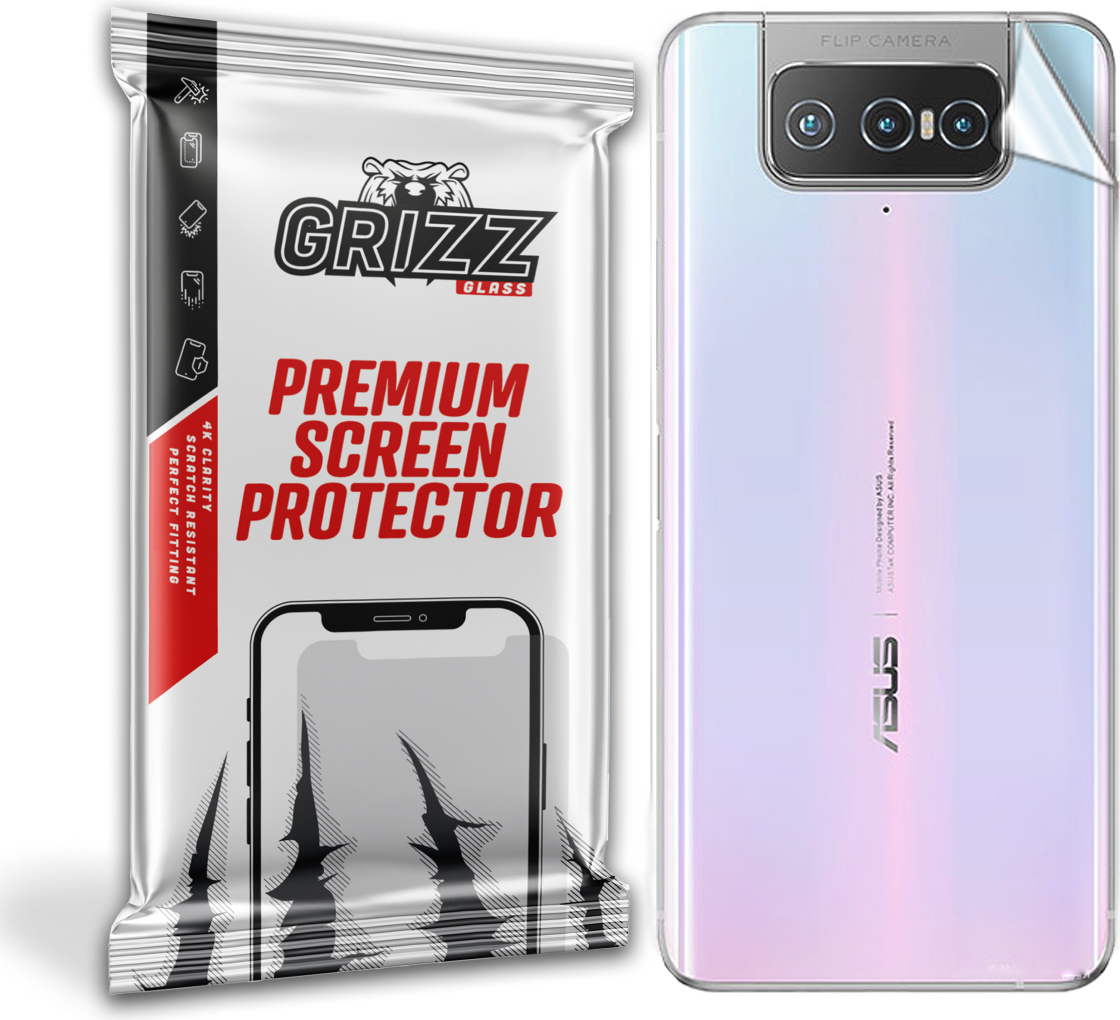 GrizzGlass SatinSkin Asus Zenfone 7 Pro 5G