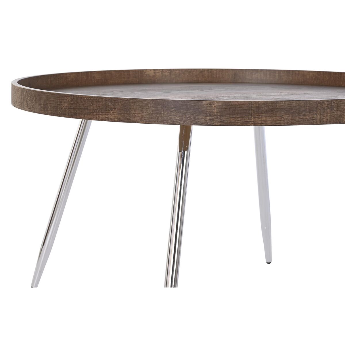 Side table DKD Home Decor MDF Steel (78 x 78 x 41,5 cm)