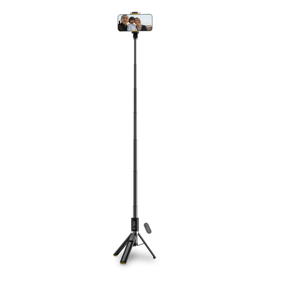 Tech-Protect L08s Bluetooth Selfie Stick Tripod Black