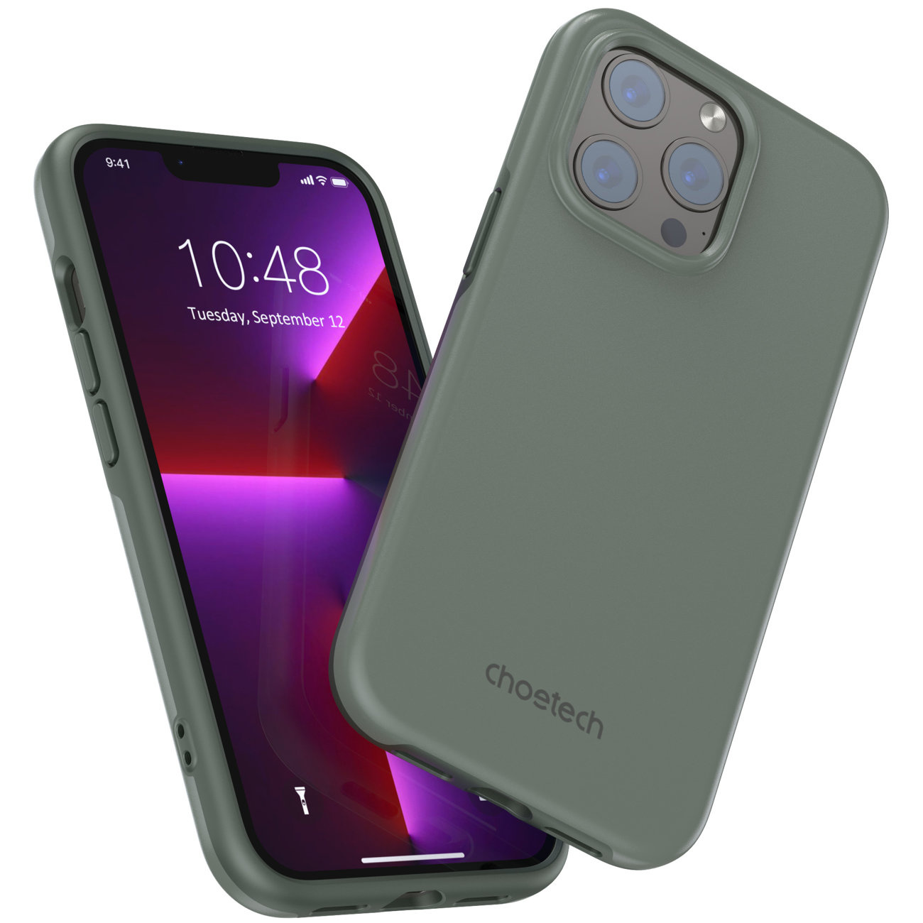 Choetech PC0114-MFM-GN MFM Anti-drop Apple iPhone 13 Pro Max green