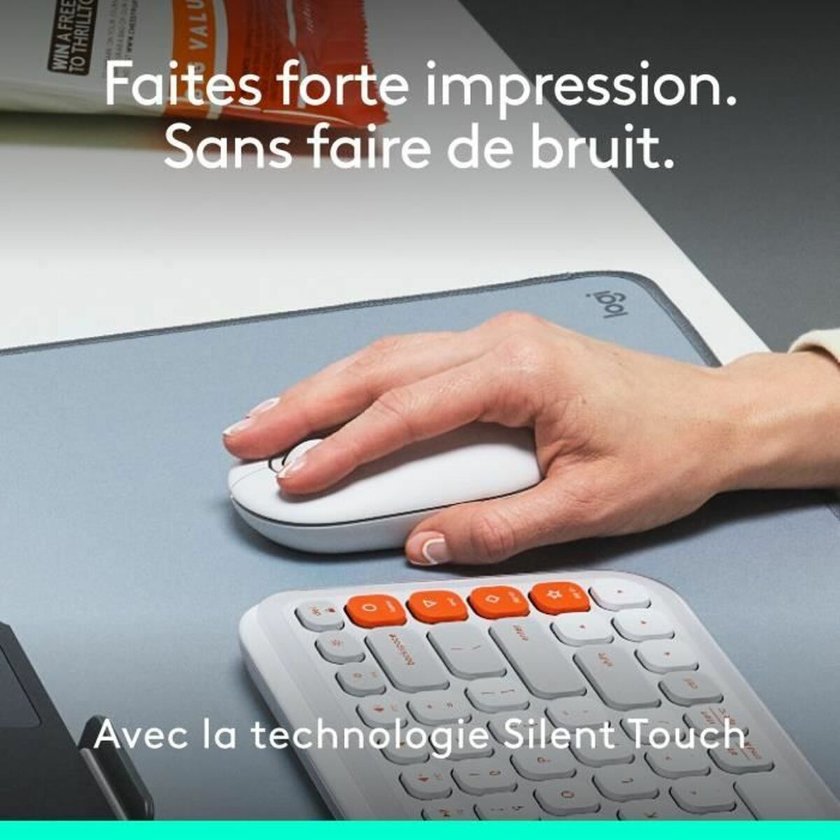 Wireless Bluetooth Mouse Logitech Pop White