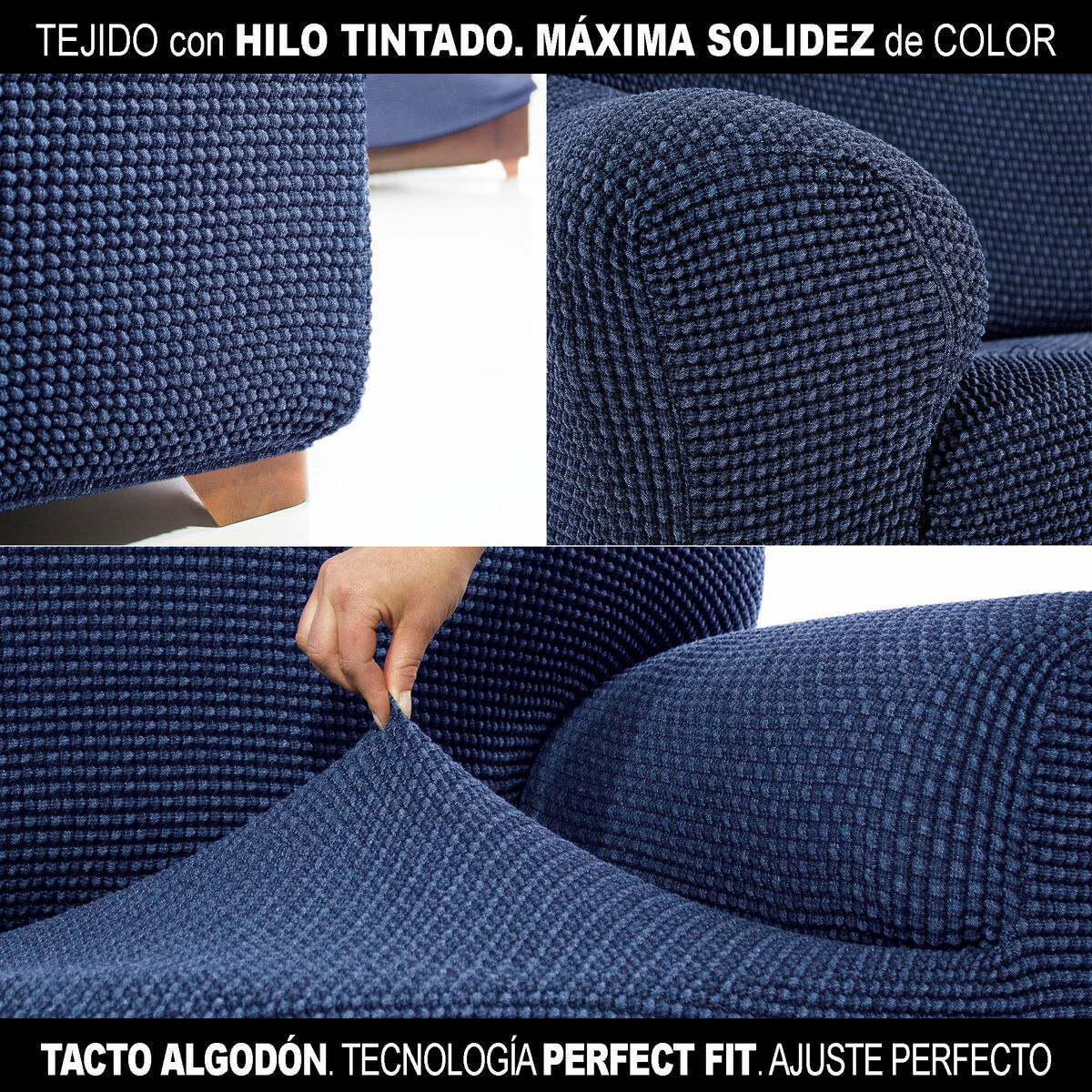 Chaise longue cover with short right arm Sofaskins NIAGARA 210 - 340 cm Chaise longue cover with short right arm Sofaskins NIAGARA 210 - 340 cm