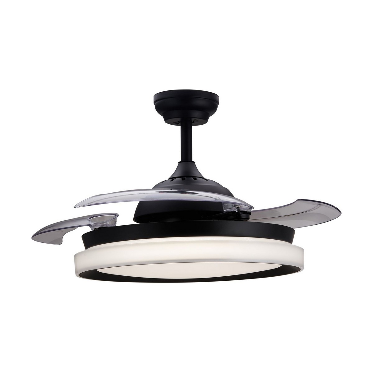Ceiling Fan with Light Philips Atlas Black 450 lm 28 W