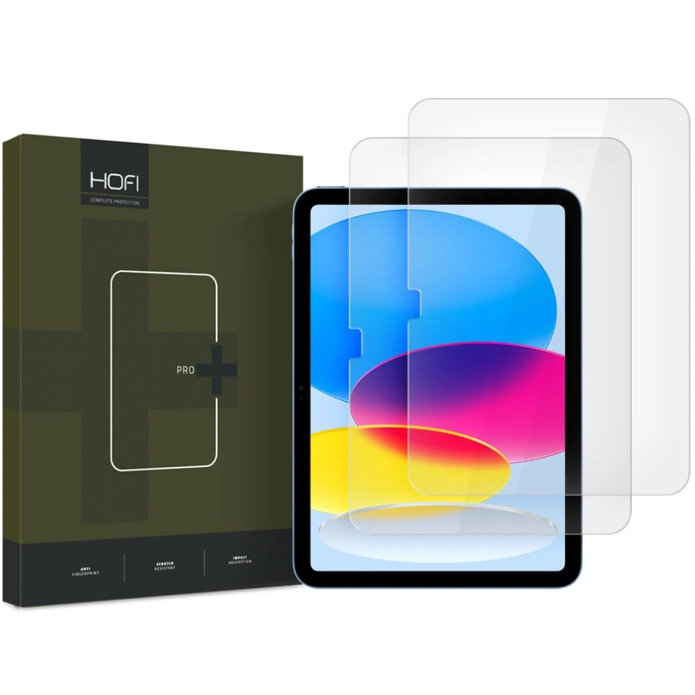 Hofi Glass Pro+ Apple iPad 10.9" 2022 (10 gen) Clear [2 PACK]