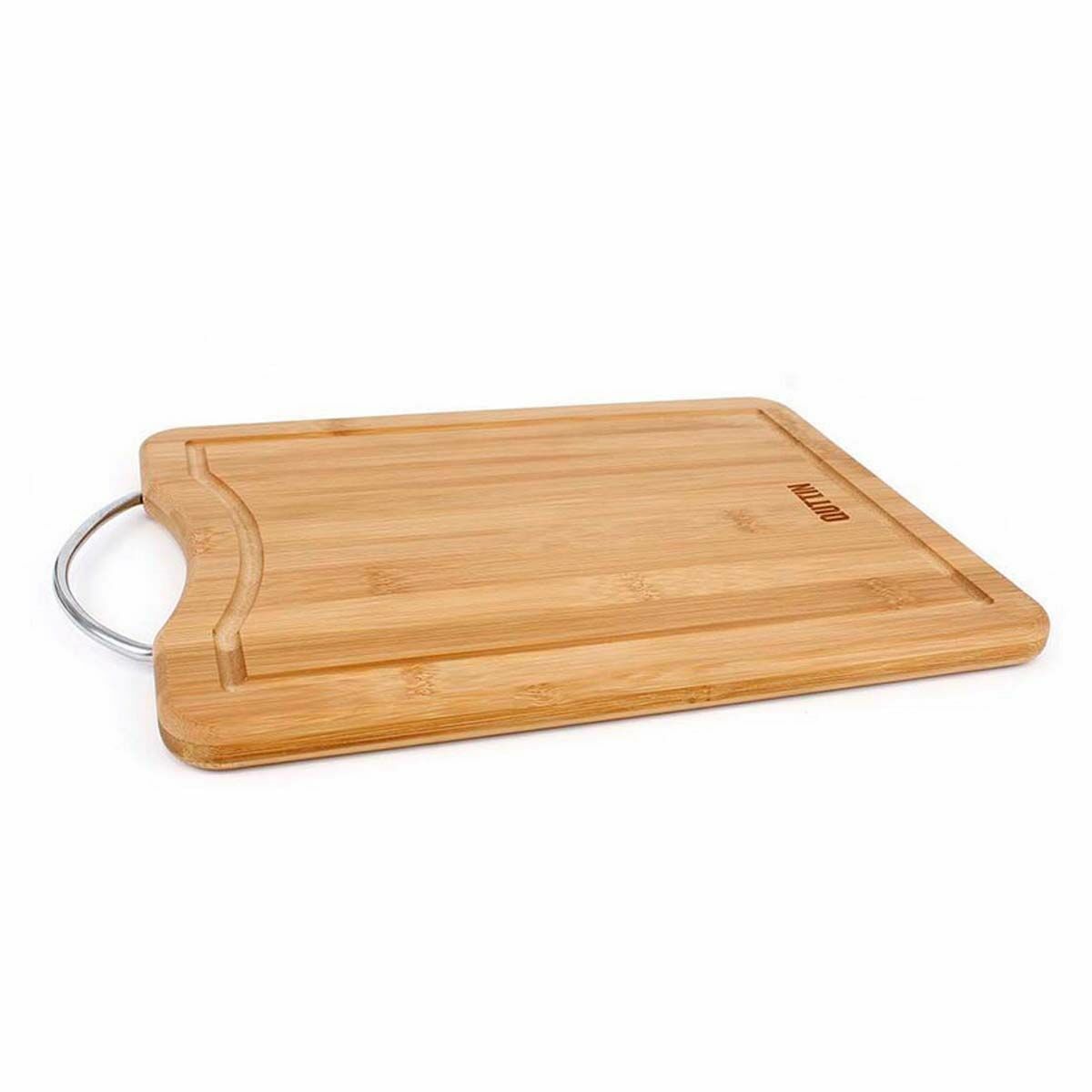 Cutting board Quttin Brown Silver Bamboo 50 x 35 x 1,5 cm (6 Units)