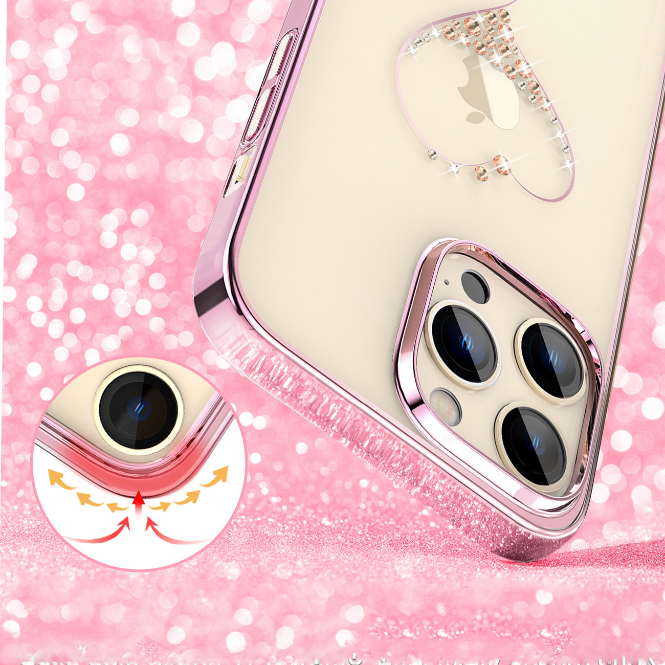 Kingxbar Wish Apple iPhone 14 Pro pink