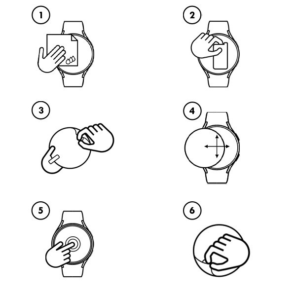 GrizzGlass HybridGlass Samsung Galaxy Watch 6 Classic 47mm