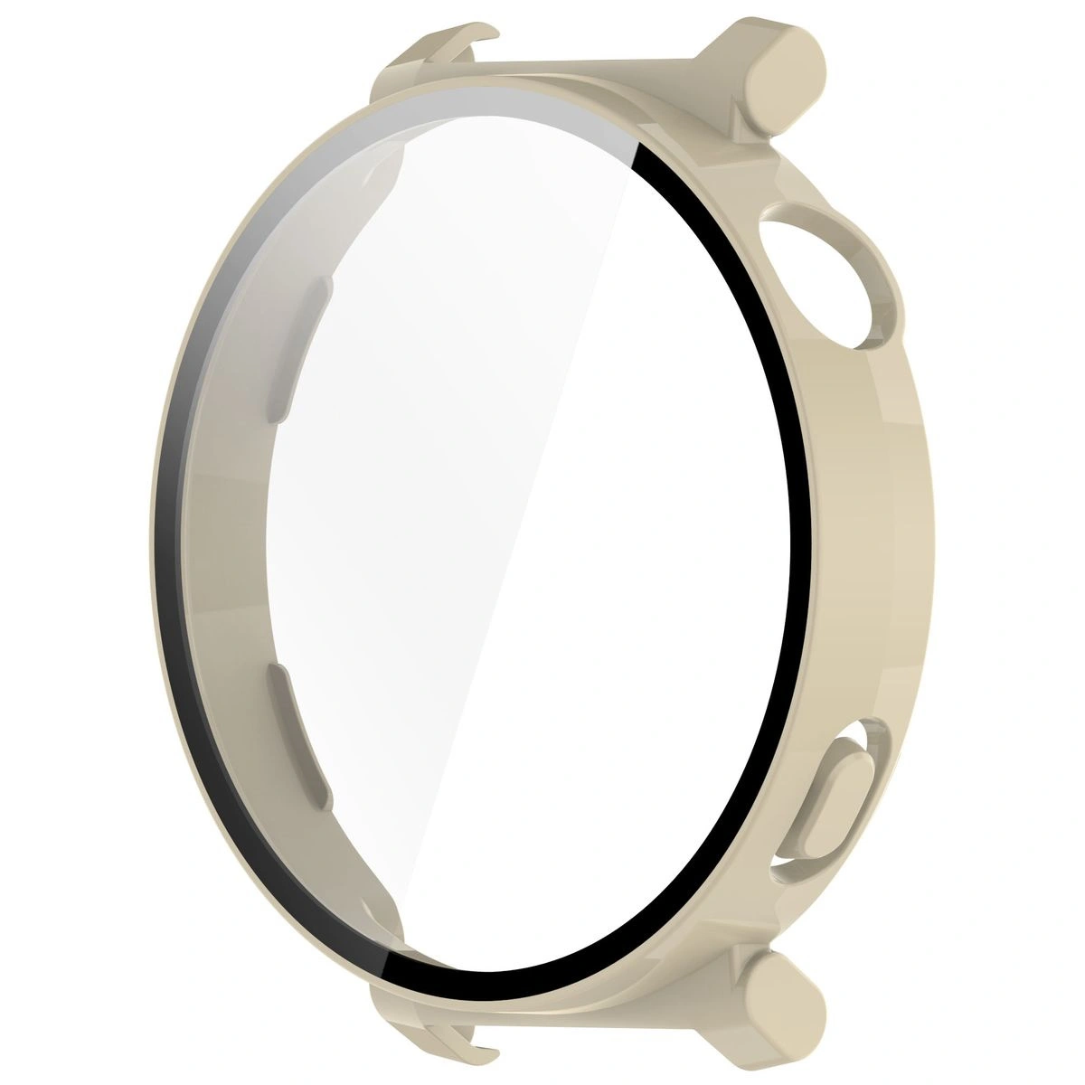 Bizon Case+Glass Watch Huawei Watch GT 5 Pro 42 mm beige