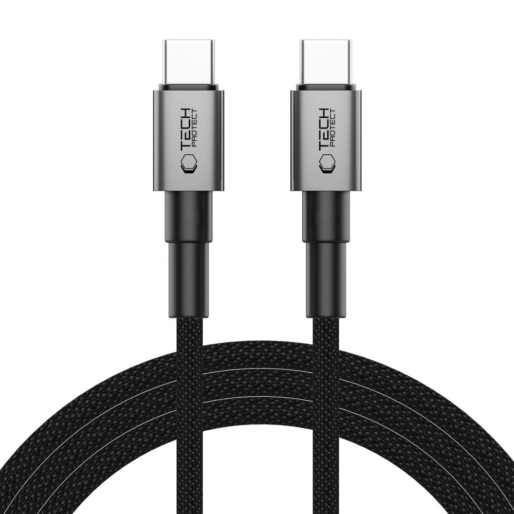 Tech-Protect Ultraboost DNA USB-C / USB-C Cable PD100W/5A 200cm Iron Grey
