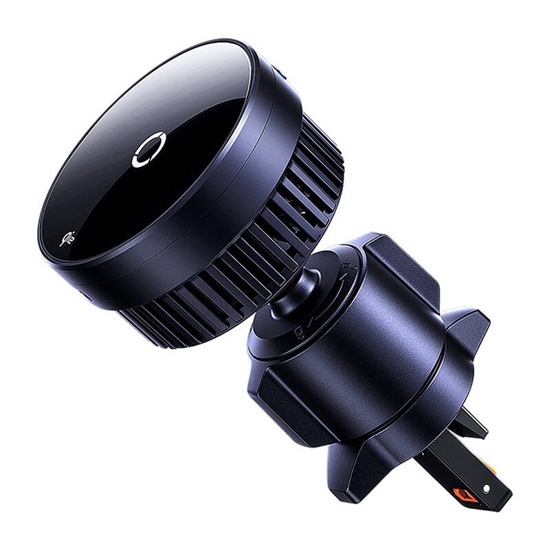 Baseus MagPro grille car holder with 15W inductive charger (black)