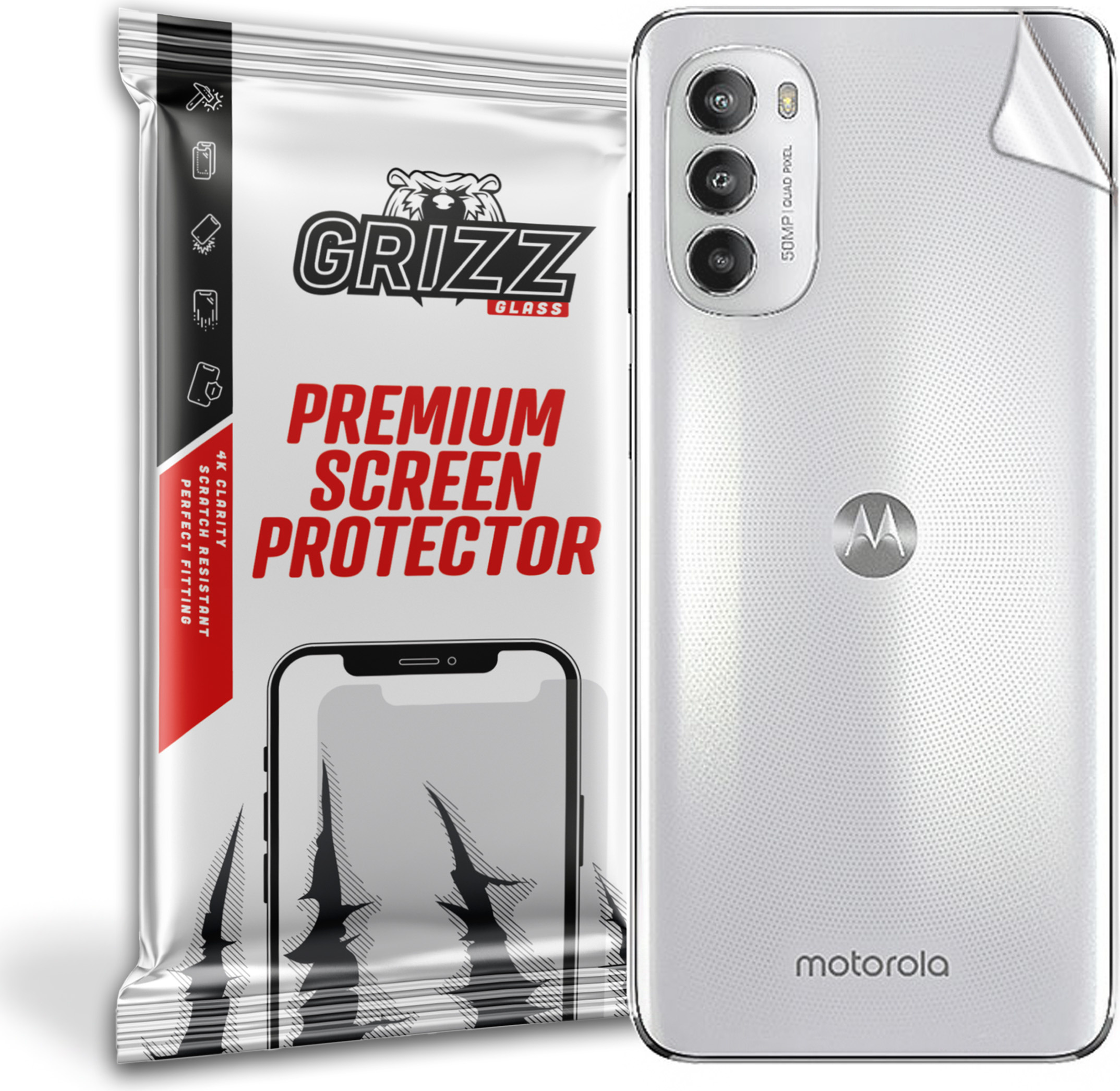 GrizzGlass SatinSkin Motorola Moto G71s