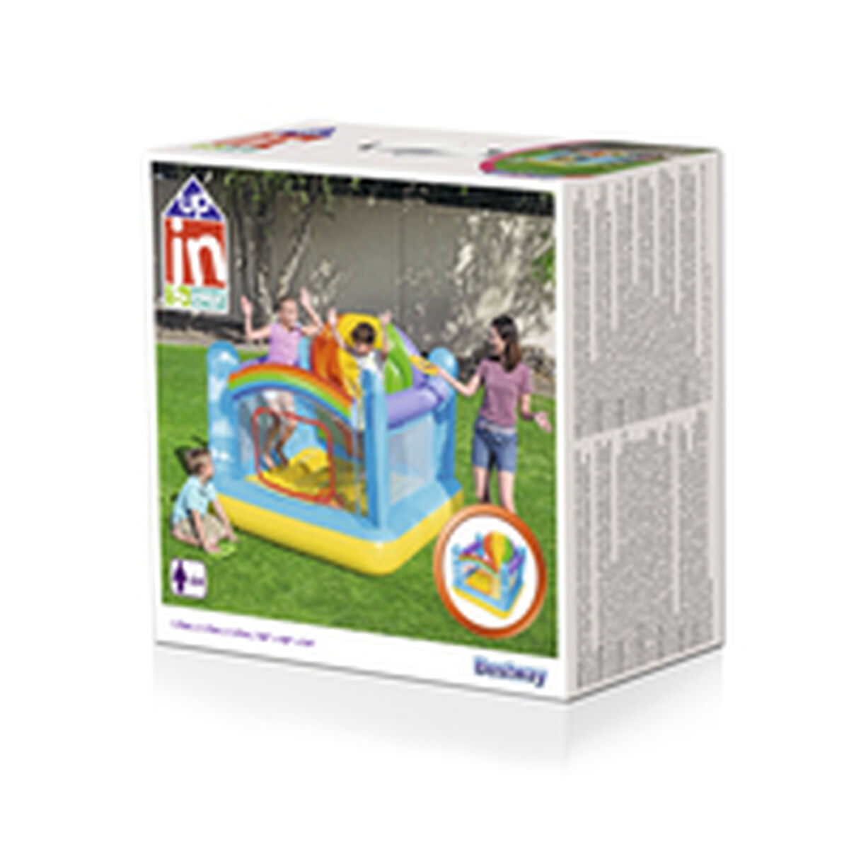Inflatable Castle Bestway Rainbow 175 x 173 x 137 cm Inflatable Castle Bestway Rainbow 175 x 173 x 137 cm