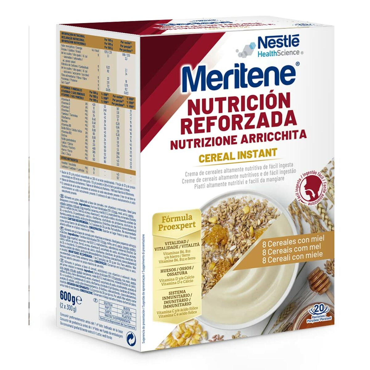 Cereals Meritene   Cream Honey 600 g