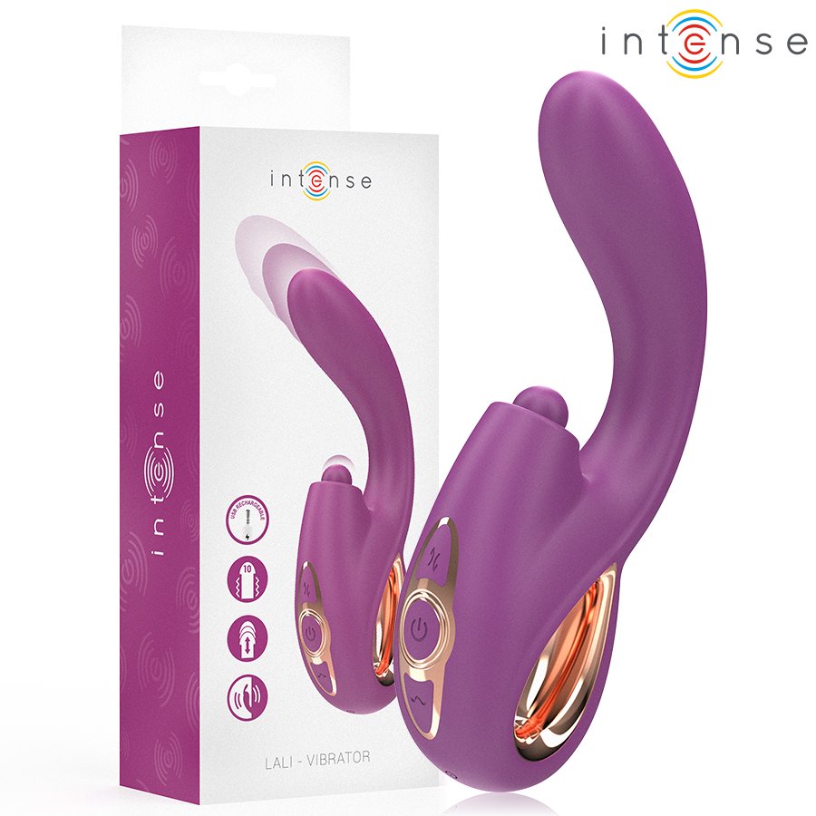 INTENSE - LALI MULTIFUNCTION G-SPOT VIBRATOR TAPPING & THRUST & VIBRATION PURPLE