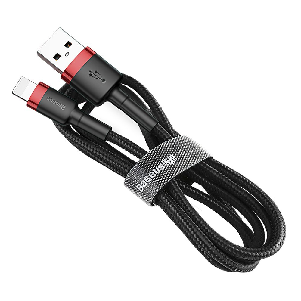 Baseus Cafule USB-A/Lightning Cable QC 3.0 2A 3M black-red